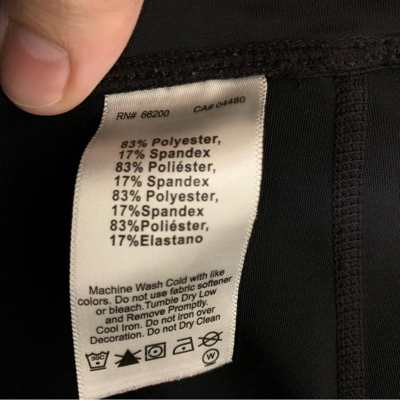 Asics Inner Muscle Cropped Knee Length Leggings Size Small - Picture 7 of 7